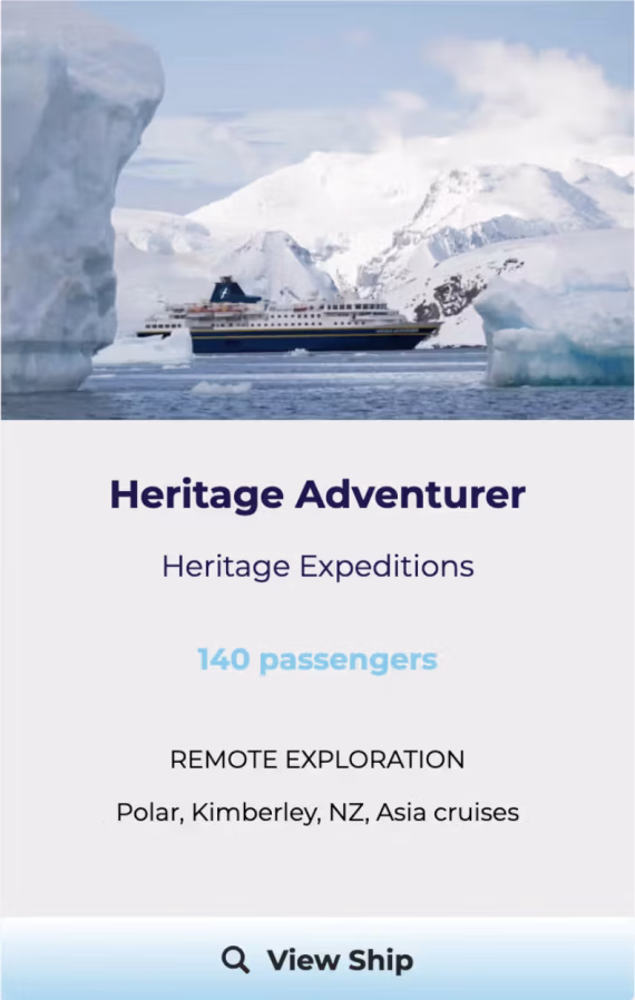 HERITAGE ADVENTURER Antarctica cruise ship image