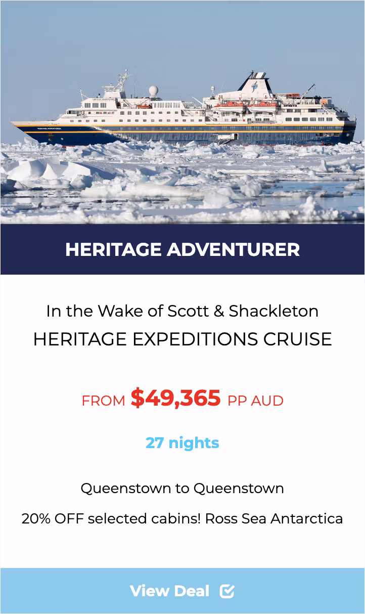 HERITAGE EXPEDITIONS cruise deals image