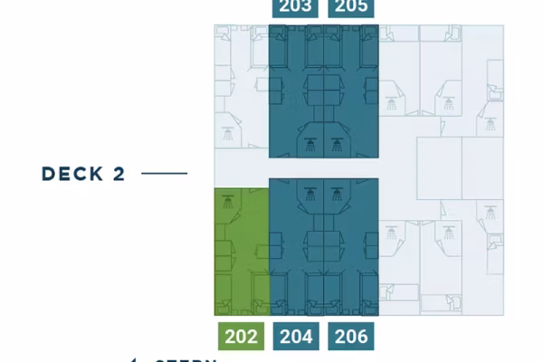 MV PLANCIUS Deck Plans Deck 2 - small