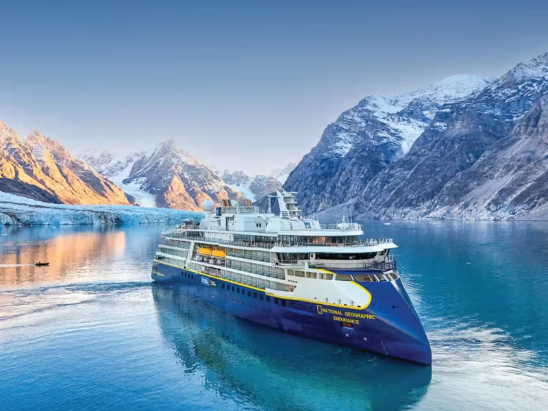 NATIONAL GEOGRAPHIC ENDURANCE aerial Antarctica image NATIONAL GEOGRAPHIC ENDURANCE aerial Antarctica image