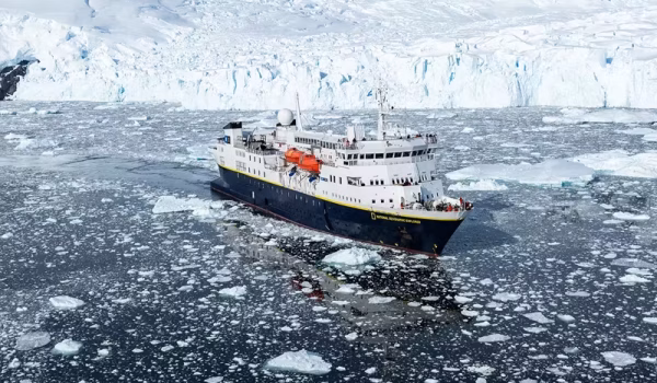 NATIONAL GEOGRAPHIC EXPLORER aerial ice flow