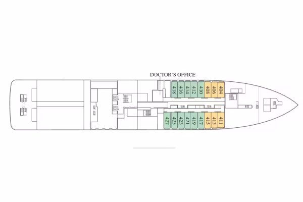 NATIONAL GEOGRAPHIC RESOLUTION DECK PLANS - Fore Deck
