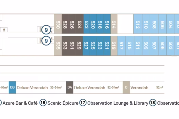 SCENIC ECLIPSE Deck Plans Deck 5