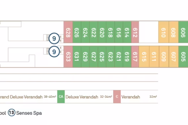 SCENIC ECLIPSE Deck Plans Deck 6
