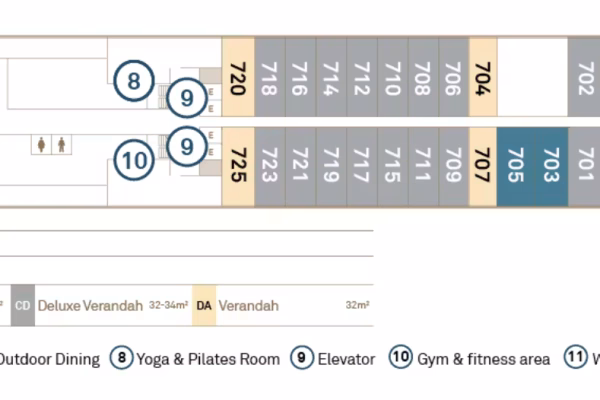 SCENIC ECLIPSE Deck Plans Deck 7