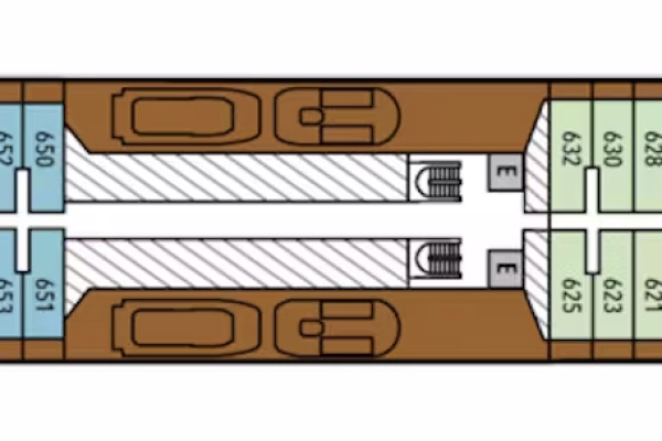 SILVER ENDEAVOUR DECK PLANS deck 6