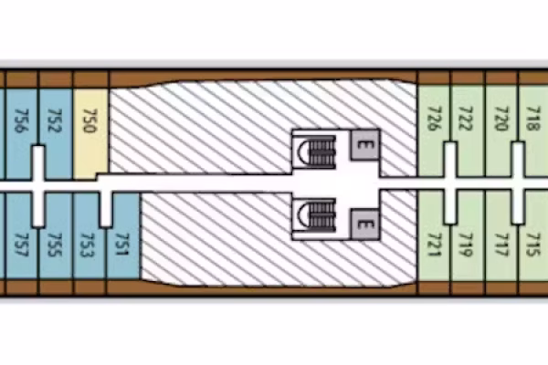 SILVER ENDEAVOUR DECK PLANS deck 7 copy