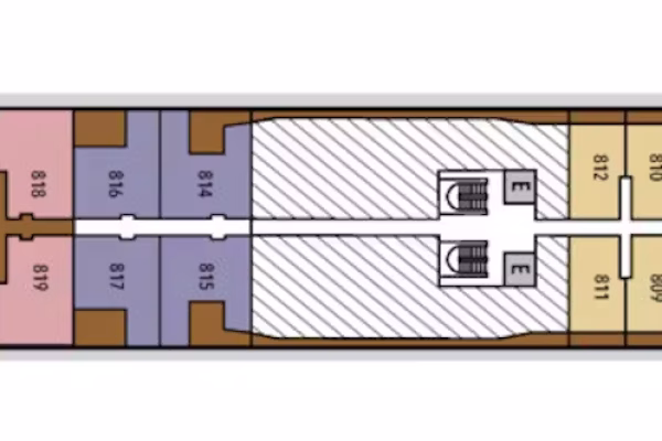 SILVER ENDEAVOUR DECK PLANS deck 8 copy